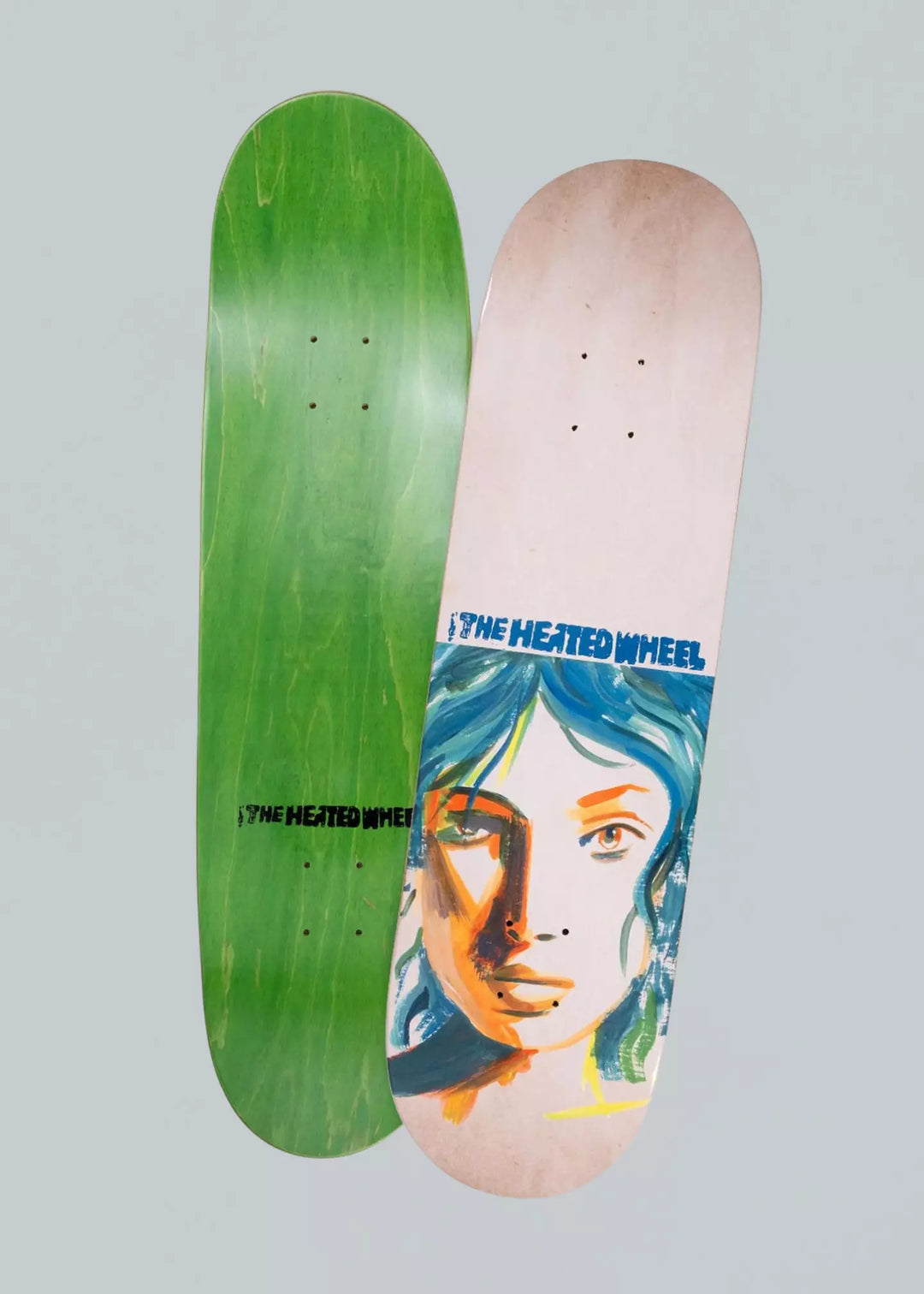 The Heated Wheel Skateboards Jacklyn Deck 8.38