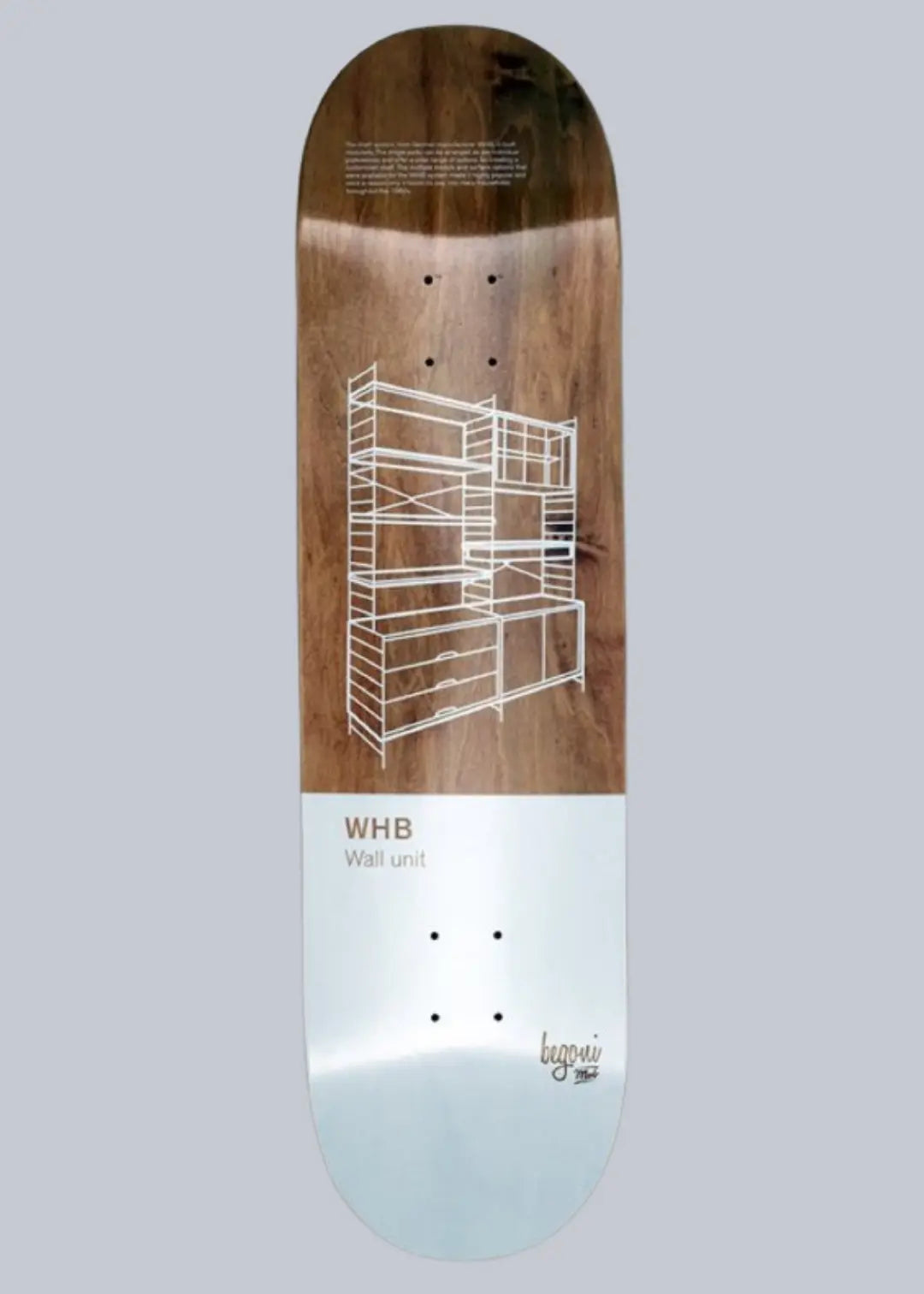 MOB Skateboards Begoni Wall Unit Deck 8.5