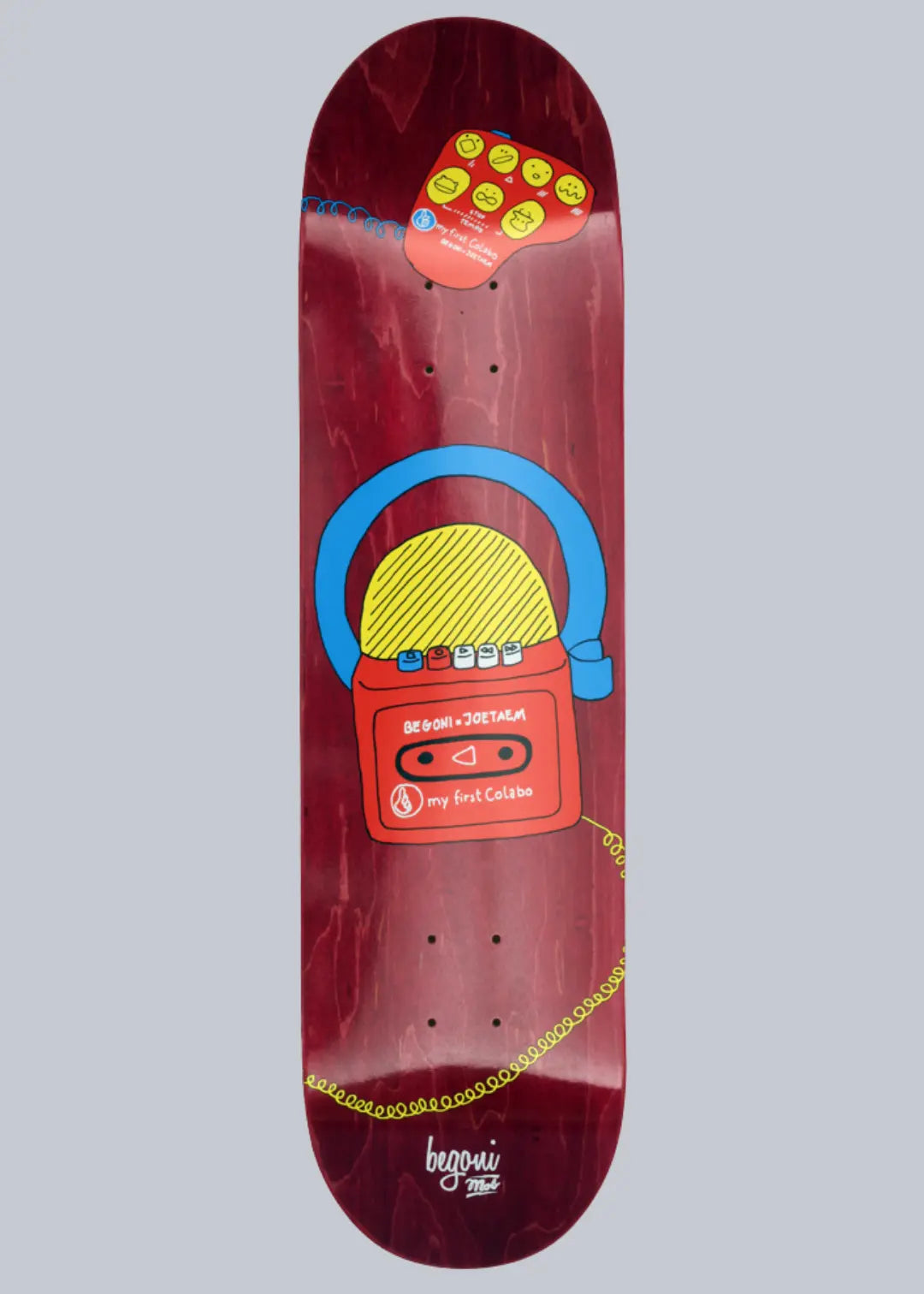 MOB Skateboards Begoni x Joetaem My First Collab Deck 8.25