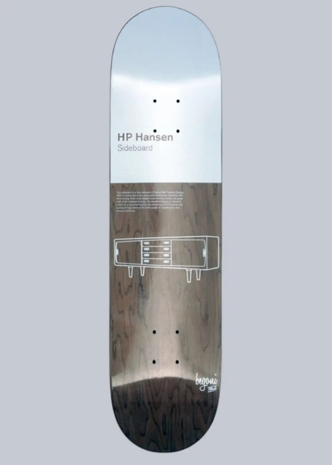 MOB Skateboards Begoni Sideboard Deck 8.0