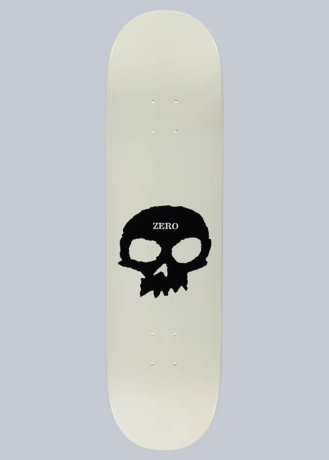 Deck Zero GITD Single Skull - 8.25" - Color: White