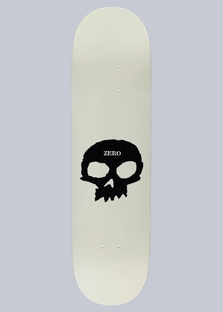 Deck Zero GITD Single Skull - 8.25" - Color: White