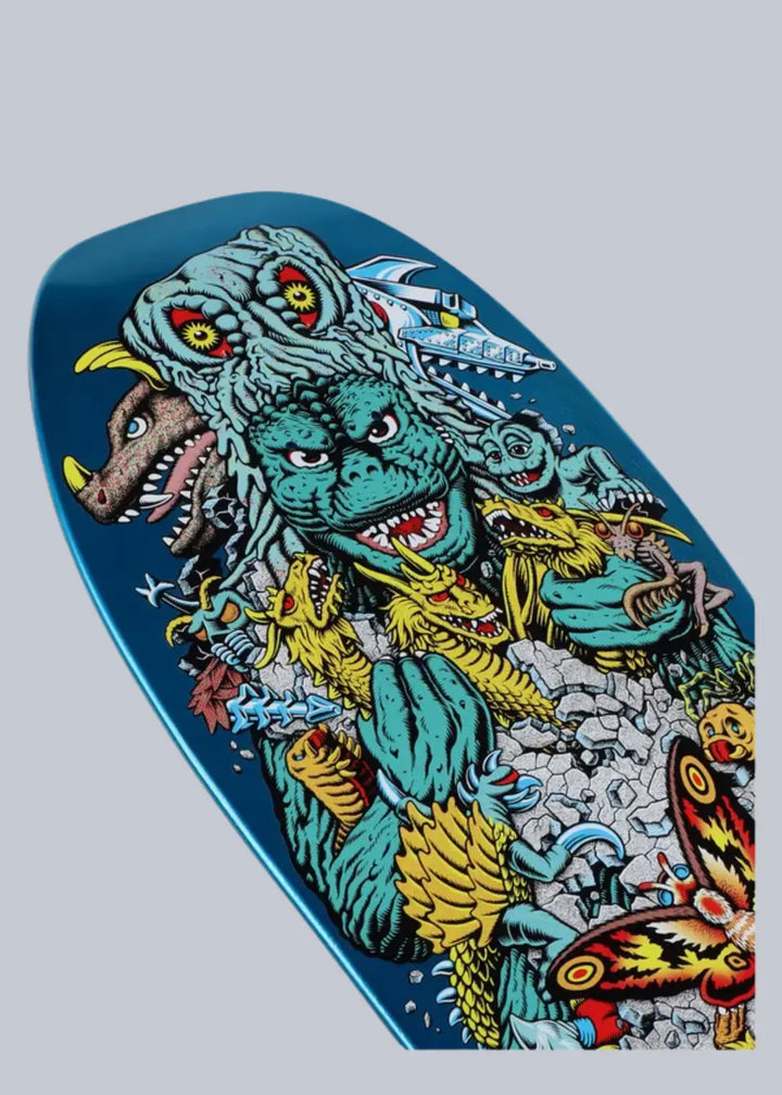 Santa-Cruz x Godzilla Kaiju Roskopp blue 10.125