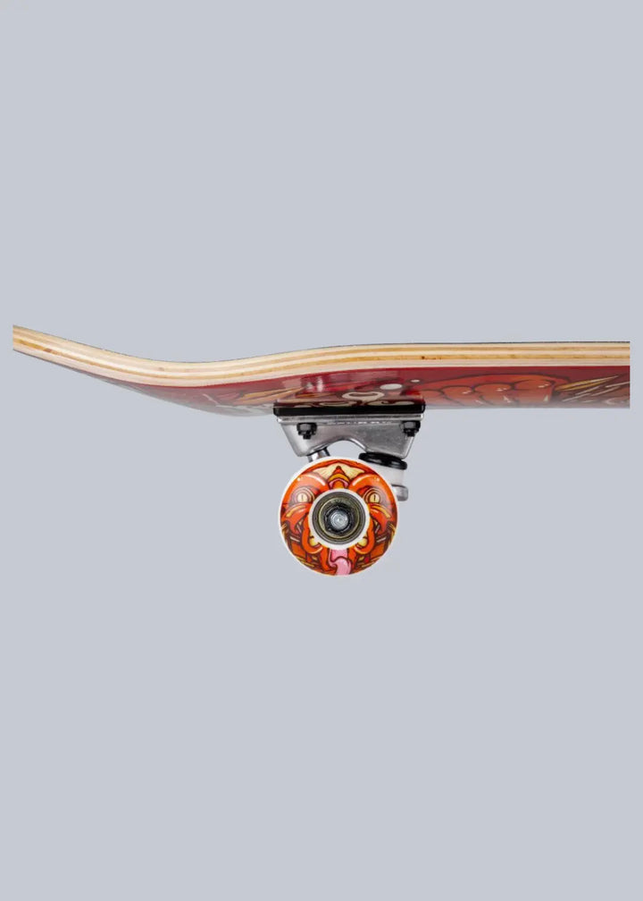 Rocket Complete Skateboard Chief Pile-up Red 7.75 IN