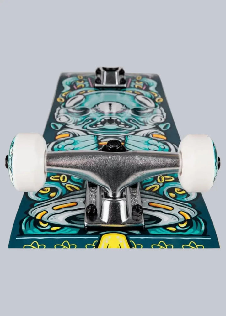 Rocket Complete Skateboard Alien Pile-up Blue 7.375