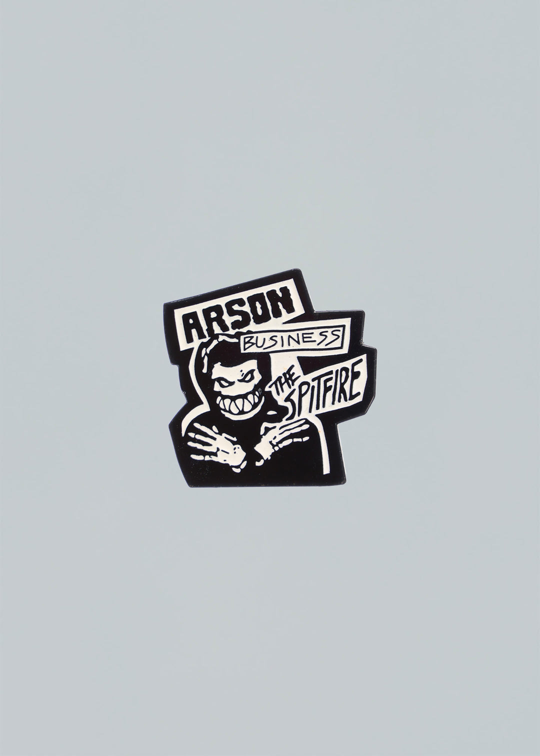 Spitfire Arson Business Pin