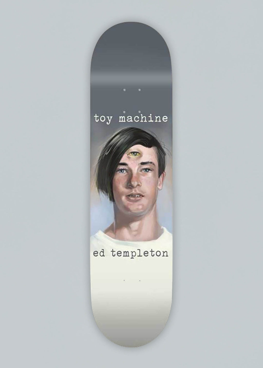 Toy Machine Skateboards Ed Templeton Portrait Deck 8.25